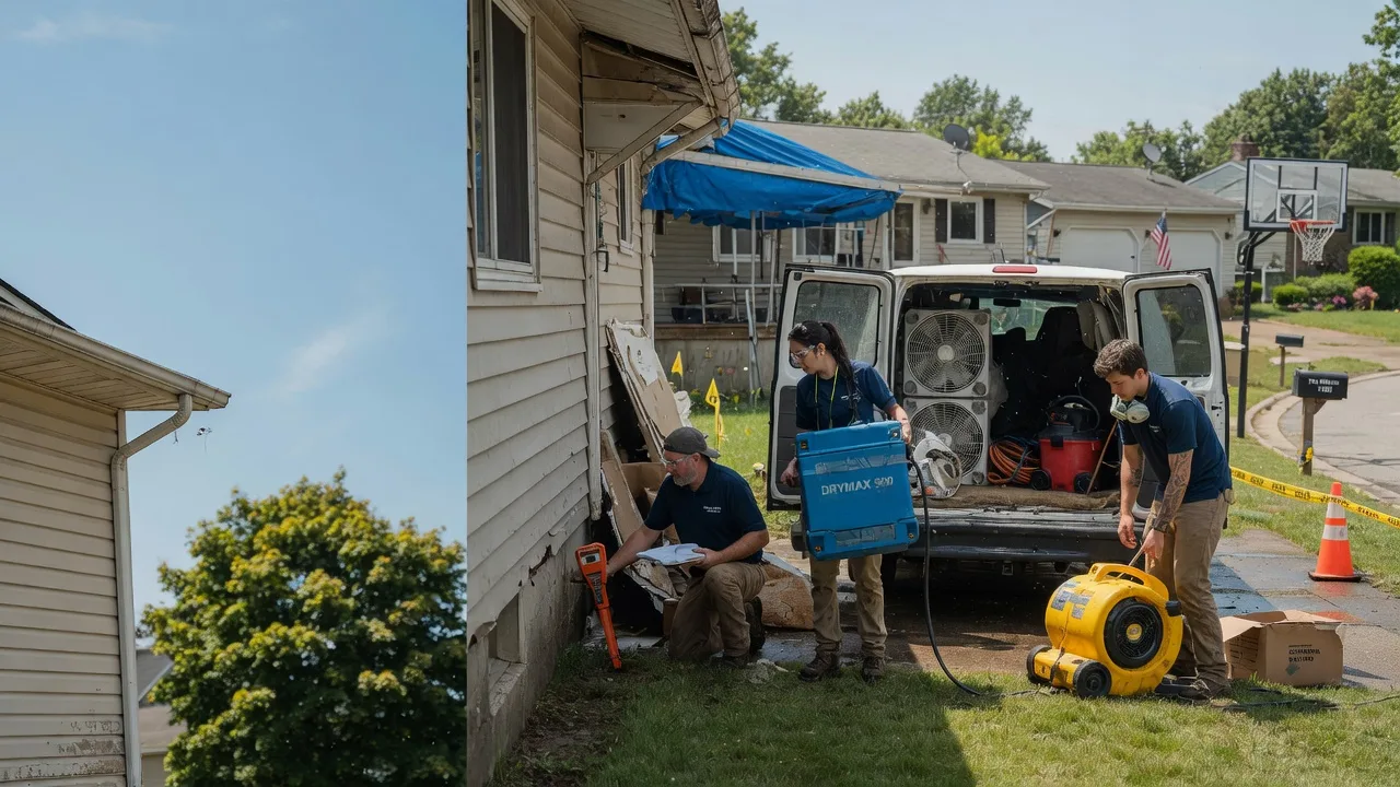 Ceiling Leak Cleanup in North Manchester, IN near me